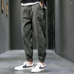 Men's Pants 2023 Spring Autumn Fashion Temperament Korean Man Straight Leg Loose Casual Male Trousers Hip Hop Streetwear Clothes