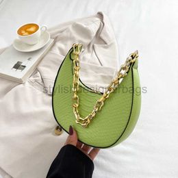 Shoulder Bags French niche bag for women 2023 Popular new crocodile pattern versatile high-end texture fashion shoulder bag underarm bagstylishdesignerbags