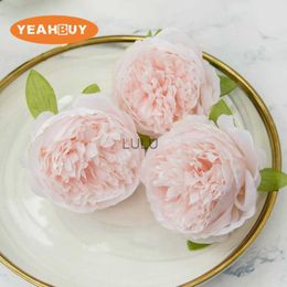 50PCS 10CM 8Colors Artificial Silk Peony Flower Heads DIY Wedding Flower Wall Arch Props Accessory Festival Supplier Decoration HKD230823