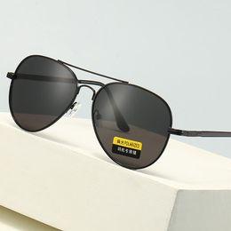 Sunglasses Pilot Polarised For Men Fashion Luxury Design Car Driving Fishing Metal Frame Sun Glasses Eyewear Goggle Free Shippin