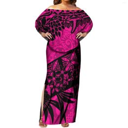 Casual Dresses Women'S Summer Cape Dress Two-Piece Polynesian Tribal Off-The-Shoulder Support Design