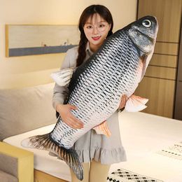 Stuffed Plush Animals 1pc 40/60cm Simulation Gold Fish Plush Toys Stuffed Soft Animal Carp Plush Creative Sofa Cushion Gift Kids Toy