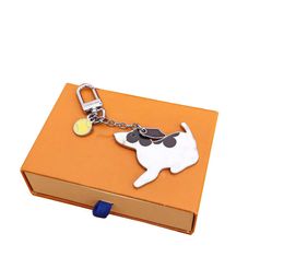 high qualtiy Luxury brand designer astronaut keychain accessories design key ring alloy metal car chains gift box
