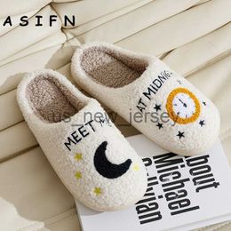 Slippers ASIFN New Taylor Style Winter Women's Slippers Meet Me At Midnight Cute Comfortable Slides Soft Flat Fur Slipper Fuzzy Shoes J230810