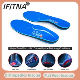 Shoe Parts Accessories Plantar Fasciitis Arch Support Orthopaedic Insoles Male Female Shoe Inserts Flat Feet Ortic Sole Running Athletic Sport Pad 230809