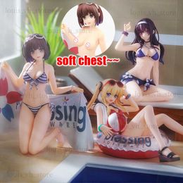 How to Raise a Boring Girlfriend Megumi Kato Kasumigaoka Utaha Eriri Swimsuit Ver PVC Action Figures Adult Collection Model Toys T230810