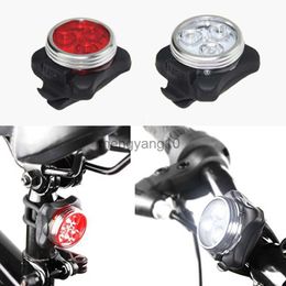 Bike Lights Outdoor Bicycle Waterproof COB 3 LED USB Rechargeable 4 Modes Bike Night Ridefront Head Lamp Rear Tail Light HKD230810