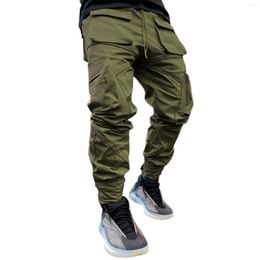 Men's Pants House Boy With Reflective Stripes Work Functional Wind Pleated Loose Casual