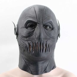 Anime Black Flash Zoom Mas Tv Full head Breathable Halloween Mask Latex Cosplay Costume Party Props For Adult HKD230810