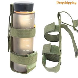 Storage Bags Tactical Water Bottle Pouch Canteen Cover Holster Outdoor Travelling Hiking Kettle Bag With