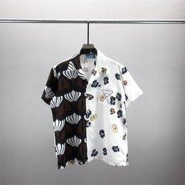 #1 designer Mens Dress Shirt casual Slim Silk T-shirt Long sleeve Casual business clothing plaid men asian szie 05