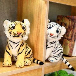 Stuffed Plush Animals Simulate cute plush tiger dolls smart tigers soft toys for kids stuffed animal plush birthday gift for children R230810