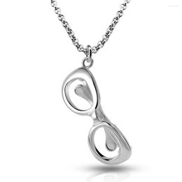 Pendants Simple Dainty Compact 925 Sterling Silver Necklace Glasses Pendant18-30inches Suitable For Both Men And Women Casual Accessories