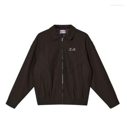 Men's Jackets Streetwear Mens Letter Hooded Oversized Jacket PU Leather Coat Cleanfit Winter Men Synthetic