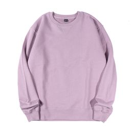 Mens Hoodies Sweatshirts Spring and autumn round sweater mens loose Korean version style long sleeved clothes thin 230809