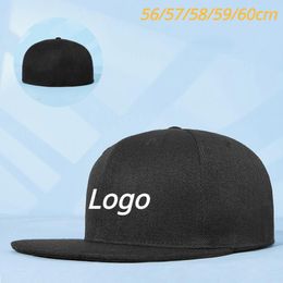 Ball Caps Custom XL Fitted Baseball Cap Trendy Hip Hop Hat Gorras Embroidery Logo Snapback Hats Big Head Personalise Street Casquette 10pc