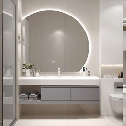 Bath Accessory Set Bathroom Cabinet Combination Smart Toilet Washbasin