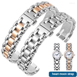 Watch Bands Stainless Steel Bracelet With Concave-convex Interface For Womenseries L8.110/111/115 Is 16/18mm.