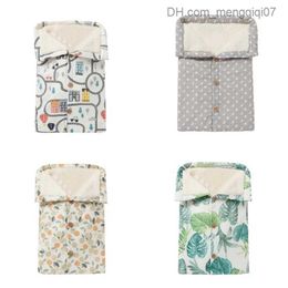 Pajamas Super soft baby sleeping bag plush cotton blanket baby receiving blanket Z230811