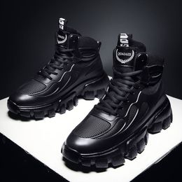 Dress Shoes Cotton Shoes Warm Sports Jogging Plus Velvet Snow Boots Trend Martin Boots Casual Sports Mens Shoes Package Mail Sports 230809