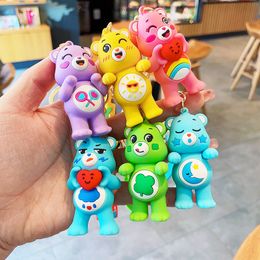 Love Bear Keychain Female Cute Trend Exquisite Toy Keychain Bag Pendant Couple Pendant Gift Wholesale