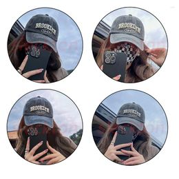 Ball Caps Retro Baseball Cap For Women And Men Washed Cotton Dad Embroidered Hat Casual Snapback Summer Sun Unisex Kpop Gorras