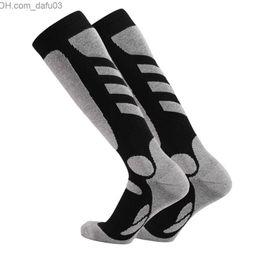 Socks Hosiery Winter Cotton Warm Men's Ski Socks Hot Outdoor Sports Thick Hiking Football Towel Bottom Stockings Sled Hot Socks Z230810