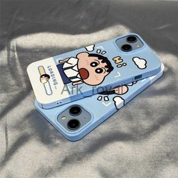 Cell Phone Cases Blue Background White Cloud Crayon Xiaoxin Suitable for Apple 14 Phone Case iPhone 13 promax Cartoon Creativity 14 J230810