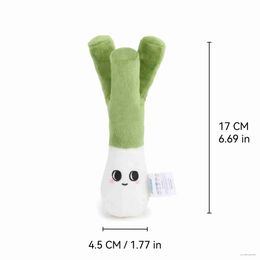 Stuffed Plush Animals 17CM Cute Stuffed Green Vegetable Onion Soothing Toy Plush Doll Great Gift For Boys Girls R230810