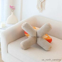 Stuffed Plush Animals 30cm/45cm Funny Simulation Bonfire Plush Toy Soft Stuffed Cartoon Fire Doll Living Room Floor Cushion Decor Gift R230810