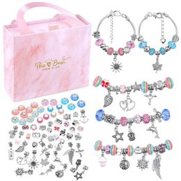 Acrylic Plastic Lucite Jewelry Making Supplies Kit Accessories Children's Cartoon Crystal Bracelet Beads Material for DIY Jewelry Making Supplies Set 230809