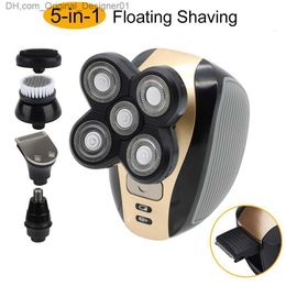 Electric shaver men's rechargeable shaver wet head electric shaver beard trimmer 5-in-1 beauty kit Z230811