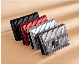 leather card holders Wallets men fashion small Coin purses Fashion lady wallets leather designer women long and short coin purse classic