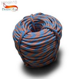 Rock Protection Desert Climbing Rope Outdoor Emergency Rope 10m/20m/30m/50m Wear Resistant 9mm Diameter High Strength Hiking Accessory Tool HKD230810