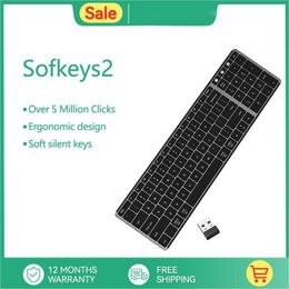 wireless dual bluetooth 5.0 world premiere 2.4g desktop keyboard business office home computer laptop 98 keys