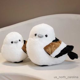 Stuffed Plush Animals 25/32CM Stuffed Animal Bird Cartoon Fluffy Long-Tailed Tit Plush Toy Soft Kids Toys for Girls Boys Gifts R230810