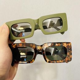 Sunglasses 2023 Retro Square Men Women Fashion Luxury Original Designer Sun Glasses Reflective Lens Gafas De Sol UV400 Eyewear