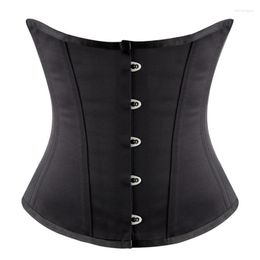 Women's Shapers 25cm Short Girdles Underbust Corset Tops Women Gothic Reducing Belts Bustiers 8 Steel Bones Gorset Waist Trainer Slimming