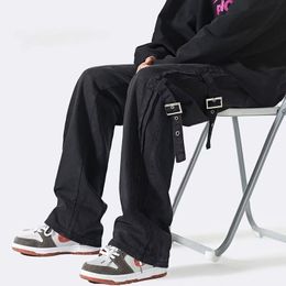 Mens Pants Y2k Cargo for Men Jogging Fashion Harajuku Korean Trendy Punk Streetwear Utilitarian Loose Trousers 230809