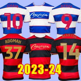 23 24 Queens Park Rangers soccer jerseys 2023 2024 L.Dykes T.Roberts C.Willock A.Adomah O.Shodipo M.Bonne Men Uni QPR Bobby Zamora QPR Football Shirts