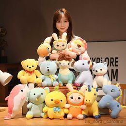 Stuffed Plush Animals 20-25cm Cartoon Plush Toy Animal Doll Grab Machine Doll With Stuffed Toy Baby Play Holiday Birthday Gift R230810