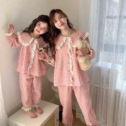 Family Matching Outfits Mommy And Me Clothes Outfits Tops Pants Family Matching Pajamas For Women Sets Mother And Daughter Nightwear Girls Sleepwear