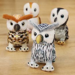 Stuffed Plush Animals New Simulation Owl Plush Toy Cute Bird Animals Doll Baby Toys Soft Birthday Gift For Children Kids Girls Boys Home Decor