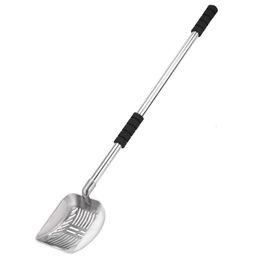 Other Cat Supplies Detachable Metal Litter Scoop Deep Shovel NonSlip Foam Padded Grip Long Handle Sifter Dog Kitty Pooper Scooper Pet 230810