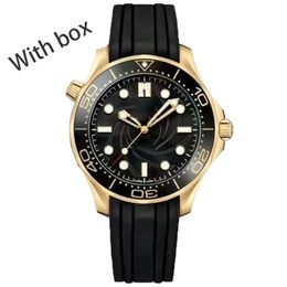 Mens watch omga designer watches automatic movement 41MM stainless steel montre luxe gold black male wristwatch waterproof mechanical 2813 movement gifts watch