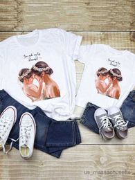 Family Matching Outfits Tee Family Matching Outfits Summer Clothes Women Kid Child Trend Girl Cute Lovely Mom Mama Mother Tshirt T-shirt Clothing R230810