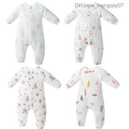 Pyjamas Baby sleeping bag with legs cotton baby girl boy sleeping bag wearable blanket newborn soft children's Pyjamas jumpsuit Z230811