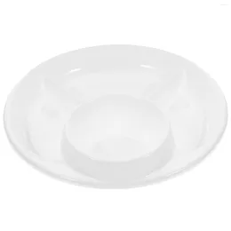 Dinnerware Sets Compartment Plate Practical Breakfast Kitchen Tableware Exquisite Plastic Dining Plates Reduce Fat Trays Kids