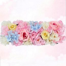 Decorative Flowers 100cm Silk Artificial Rose Hanging For Wall Decoration Rattan Fake Plants Leaves Garland Romantic Wedding Home Decor