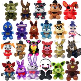 FNAF Plush Toys Five Night At Freddy Bear Bonnie Chica Baby Ballora Foxy Plush Stuffed Toys Doll Gifts T230810